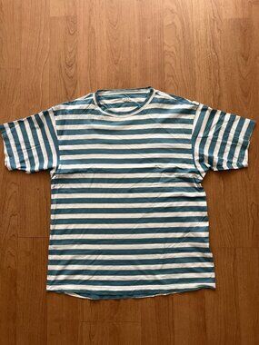 45R Unisex NWOT Striped Tee Made in Japan
